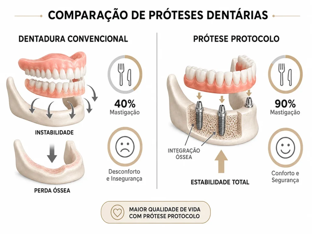 ilustracao protese protocolo como funciona